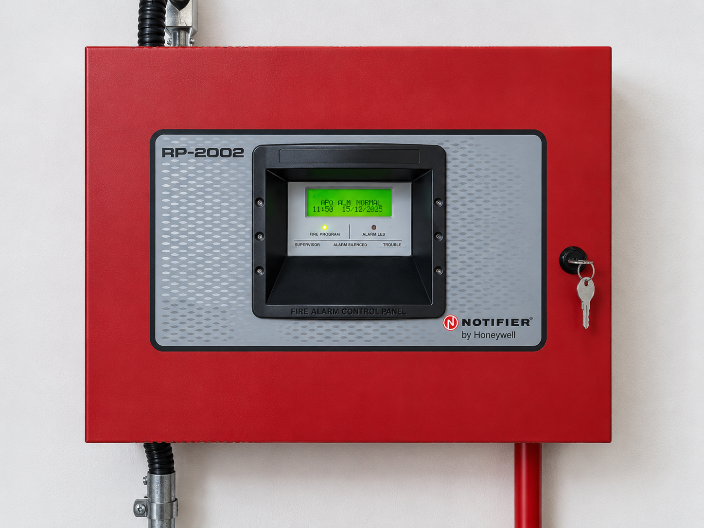 Painel de controle de sistema de supressão a gás Notifier by Honeywell